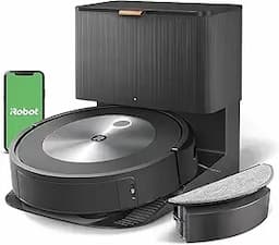 iRobot Roomba Combo j5+ Self-Emptying Robot Vacuum & Mop – Identifies and Avoids Obstacles Like Pet Waste & Cords, Empties Itself for 60 Days, Clean by Room with Smart Mapping, Works with Alexa​